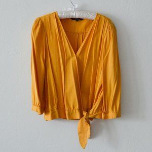 Mustard Wrap Shirt